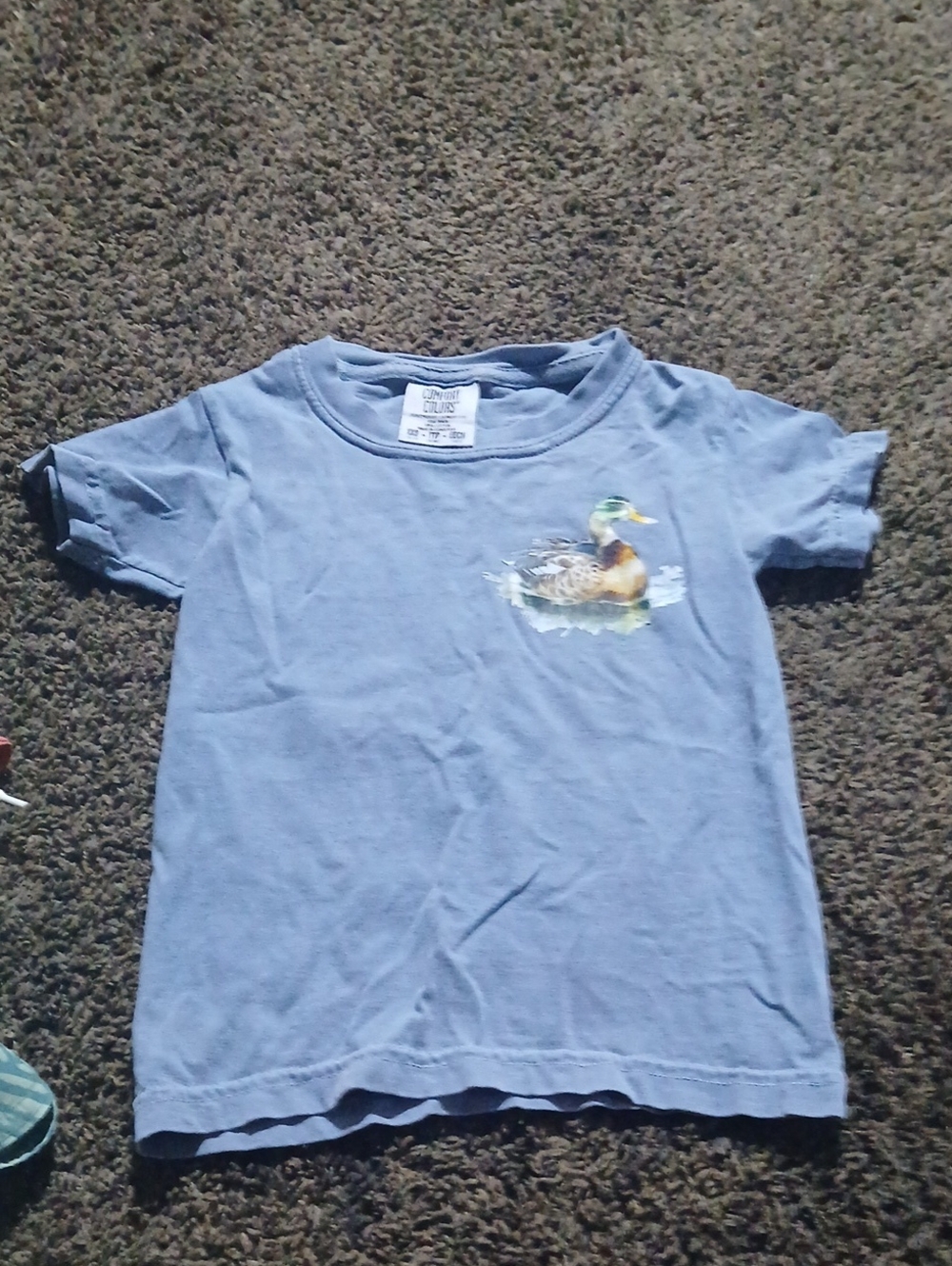Carter's Light Blue Short-Sleeve Tee with Duck Graphic